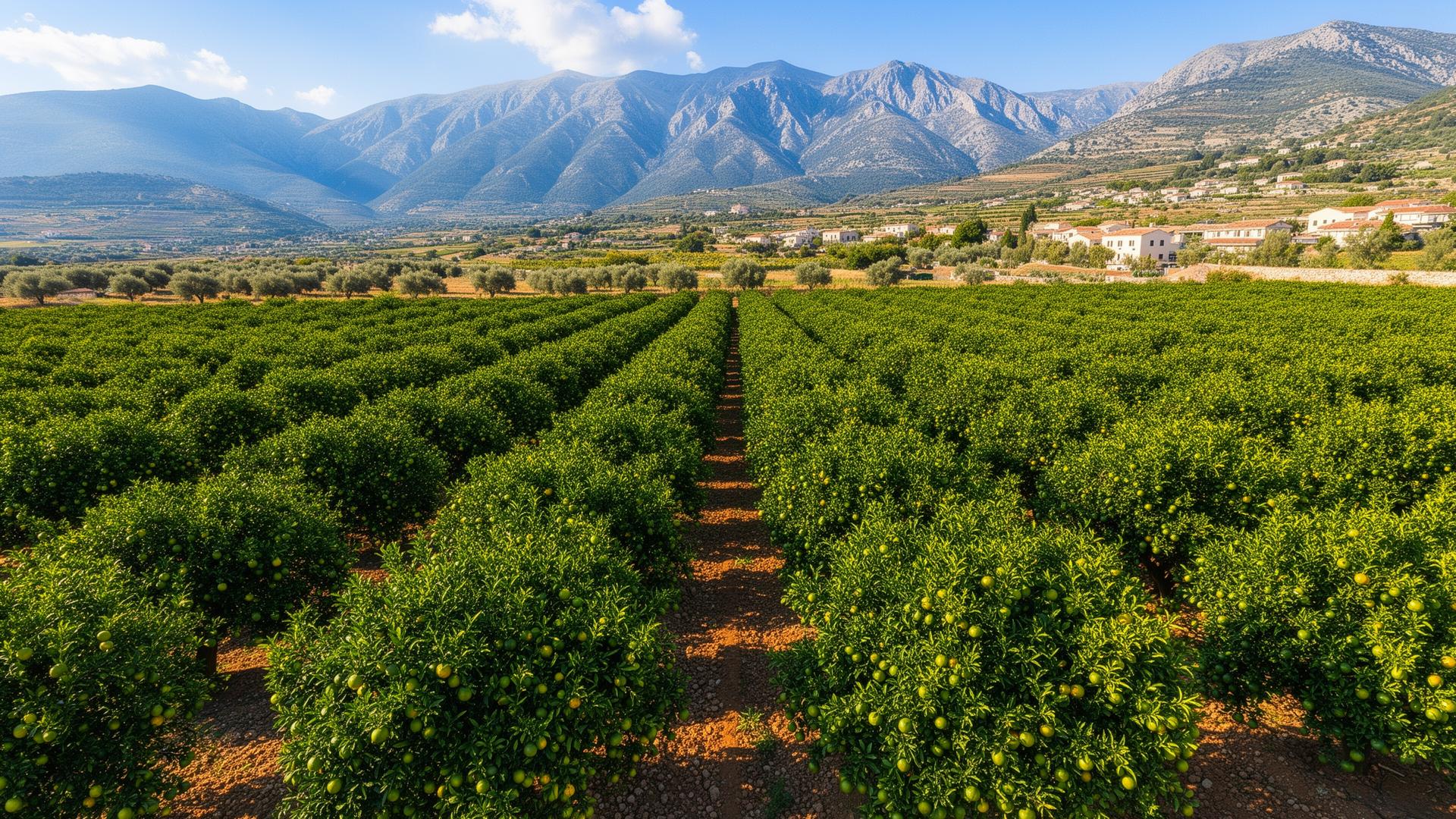 Finger Lime Plantage in Albanien